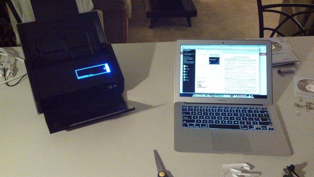 ScanSnap and Macbook 3