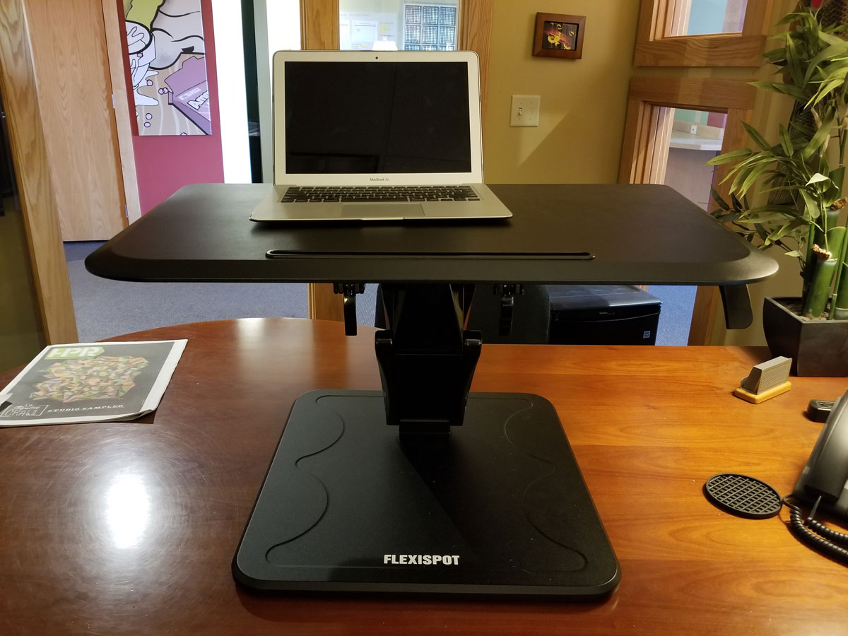 Flexispot-F3MB-Standing-Desk-Front-Up